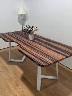 Стол компьютерный с вырезом дизайнерский лофт THETABLE RU 200х90 1.4/1.2 Стол компьютерный с вырезом дизайнерский лофт THETABLE RU 200х90 1.4/1.2