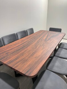 Стол кухонный обеденный прямоугольный дизайнерский лофт THETABLE RU 200х90 1.20/3.1