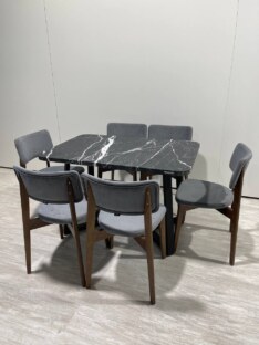 Стол кухонный обеденный прямоугольный дизайнерский лофт THETABLE RU 120х80 2.12.2/1.1