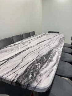 Стол кухонный обеденный евро дизайнерский лофт THETABLE RU 200х90 6.5/3.1