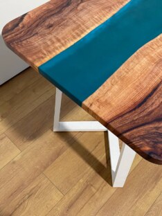 Стол кухонный обеденный прямоугольный дизайнерский лофт THETABLE RU 120х80 3.45/1.2