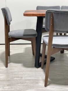 Стол кухонный обеденный дизайнерский лофт THETABLE 140х90 3.8/1.1