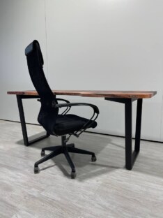 Стол компьютерный с вырезом дизайнерский лофт THETABLE 180х80 3.8/2.1