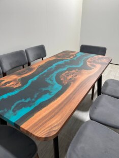 Стол кухонный обеденный прямоугольный дизайнерский лофт THETABLE RU 160х80 4.5/4.1 Стол кухонный обеденный прямоугольный дизайнерский лофт THETABLE RU 160х80 4.5/4.1