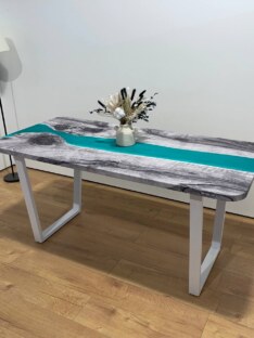 Стол письменный прямоугольный дизайнерский лофт THETABLE RU 160х80 3.43/2.2