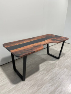 Стол письменный с вырезом дизайнерский лофт THETABLE RU 120х80 3.1/2.1 Стол письменный с вырезом дизайнерский лофт THETABLE RU 120х80 3.1/2.1