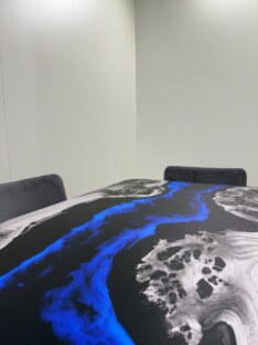 Стол кухонный обеденный прямоугольный дизайнерский лофт THETABLE RU 120х80 4.17/1.1
