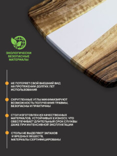 Стол кухонный обеденный евро дизайнерский лофт THETABLE RU 250х100 3.24/1.2