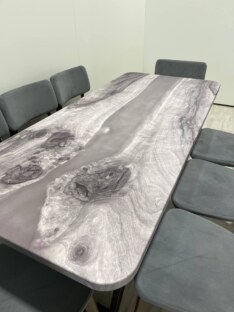 Стол кухонный обеденный прямоугольный дизайнерский лофт THETABLE 180х80 3.27/2.1