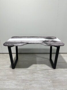 Стол письменный с вырезом дизайнерский лофт THETABLE RU 200х90 3.23/2.1 Стол письменный с вырезом дизайнерский лофт THETABLE RU 200х90 3.23/2.1