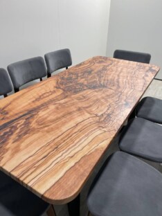 Стол кухонный обеденный прямоугольный дизайнерский лофт THETABLE RU 140х80 1.18/3.1