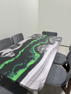 Стол кухонный обеденный прямоугольный дизайнерский лофт THETABLE RU 120х80 4.19/1.2