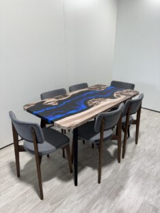 Стол кухонный обеденный прямоугольный дизайнерский лофт THETABLE RU 120х80 4.12/6.1