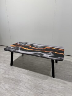 Стол журнальный прямоугольный дизайнерский лофт THETABLE RU 120х80 4.20/5.1