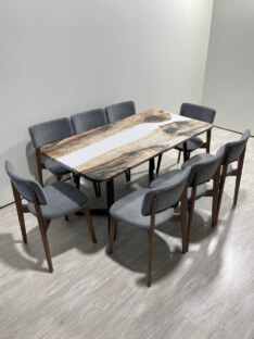 Стол кухонный обеденный прямоугольный дизайнерский лофт THETABLE RU 150х80 3.22/1.1 Стол кухонный обеденный прямоугольный дизайнерский лофт THETABLE RU 150х80 3.22/1.1