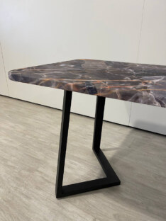 Стол кухонный обеденный прямоугольный дизайнерский лофт THETABLE RU 220х90 2.26/1.1