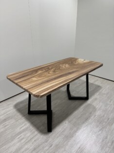 Стол кухонный обеденный прямоугольный дизайнерский лофт THETABLE RU 160х80 9.9/1.1
