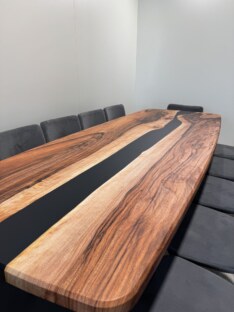 Стол кухонный обеденный евро дизайнерский лофт THETABLE RU 250х100 5.8/1.1