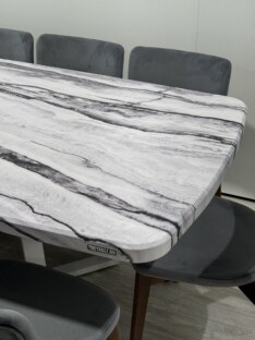 Стол кухонный обеденный евро дизайнерский лофт THETABLE RU 250х100 6.5/1.2 Стол кухонный обеденный евро дизайнерский лофт THETABLE RU 250х100 6.5/1.2