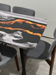 Стол кухонный обеденный прямоугольный дизайнерский лофт THETABLE RU 160х80 4.20/4.1 Стол кухонный обеденный прямоугольный дизайнерский лофт THETABLE RU 160х80 4.20/4.1