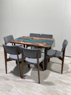Стол кухонный обеденный прямоугольный дизайнерский лофт THETABLE RU 120х80 4.5/3.1 Стол кухонный обеденный прямоугольный дизайнерский лофт THETABLE RU 120х80 4.5/3.1