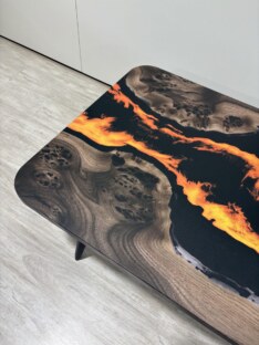 Стол журнальный прямоугольный дизайнерский лофт THETABLE RU 140х80 4.11/7.1