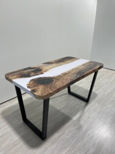 Стол кухонный обеденный прямоугольный дизайнерский лофт THETABLE RU 160х80 3.39/2.1