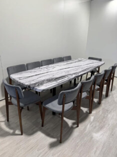 Стол кухонный обеденный евро дизайнерский лофт THETABLE RU 250х100 6.5/3.1