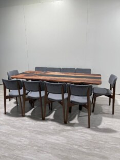 Стол кухонный обеденный прямоугольный дизайнерский лофт THETABLE RU 250х100 3.12/2.1 Стол кухонный обеденный прямоугольный дизайнерский лофт THETABLE RU 250х100 3.12/2.1