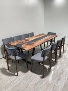 Стол кухонный обеденный прямоугольный дизайнерский лофт THETABLE RU 250х100 3.12/2.1 Стол кухонный обеденный прямоугольный дизайнерский лофт THETABLE RU 250х100 3.12/2.1