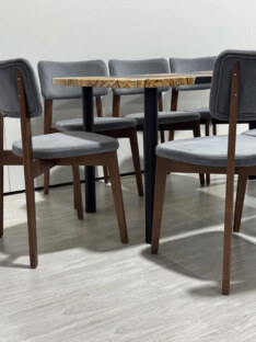 Стол кухонный обеденный прямоугольный дизайнерский лофт THETABLE RU 102х69 2.73/11.1