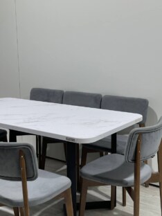 Стол кухонный обеденный прямоугольный дизайнерский лофт THETABLE RU 150х80 2.21/3.1