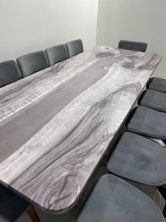 Стол кухонный обеденный прямоугольный дизайнерский лофт THETABLE RU 250х100 3.27/3.1 Стол кухонный обеденный прямоугольный дизайнерский лофт THETABLE RU 250х100 3.27/3.1