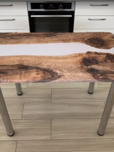 Стол кухонный обеденный прямоугольный дизайнерский лофт THETABLE RU 102х69 3.18/11.3