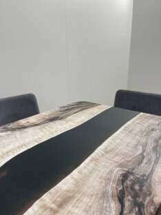 Стол кухонный обеденный прямоугольный дизайнерский лофт THETABLE RU 140х80 3.30/1.1