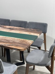 Стол кухонный обеденный прямоугольный дизайнерский лофт THETABLE RU 200х90 3.38/1.1