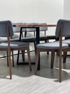 Стол кухонный обеденный прямоугольный дизайнерский лофт THETABLE RU 250х100 5.8/1.1 Стол кухонный обеденный прямоугольный дизайнерский лофт THETABLE RU 250х100 5.8/1.1