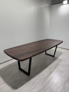 Стол кухонный обеденный евро дизайнерский лофт THETABLE RU 250х100 6.4/2.1
