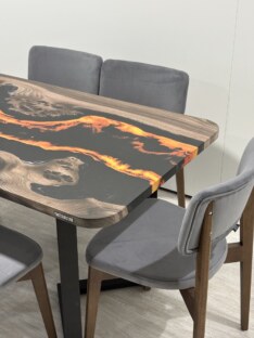 Стол кухонный обеденный прямоугольный дизайнерский лофт THETABLE RU 200х90 4.11/3.1 Стол кухонный обеденный прямоугольный дизайнерский лофт THETABLE RU 200х90 4.11/3.1