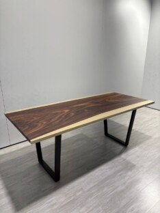Стол офисный прямоугольный дизайнерский лофт THETABLE RU 250х100 14.1/2.1-П