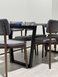 Стол кухонный обеденный прямоугольный дизайнерский лофт THETABLE RU 160х80 4.17/2.1 Стол кухонный обеденный прямоугольный дизайнерский лофт THETABLE RU 160х80 4.17/2.1