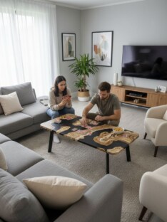 Стол журнальный дизайнерский лофт THETABLE RU 120х80 2.73/5.1