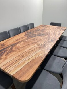 Стол кухонный обеденный прямоугольный дизайнерский лофт THETABLE 250х100 1.18/3.1