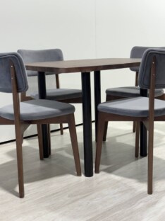 Стол кухонный обеденный евро дизайнерский лофт THETABLE RU 102х69 6.4/11.1