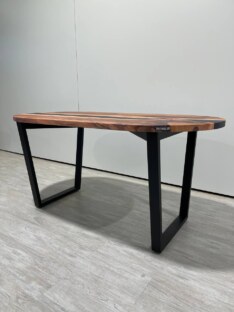 Стол кухонный обеденный овальный дизайнерский лофт THETABLE RU 180х80 5.8/2.1