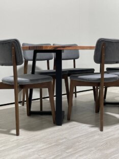 Стол кухонный обеденный прямоугольный дизайнерский лофт THETABLE RU 180х80 5.8/1.1 Стол кухонный обеденный прямоугольный дизайнерский лофт THETABLE RU 180х80 5.8/1.1