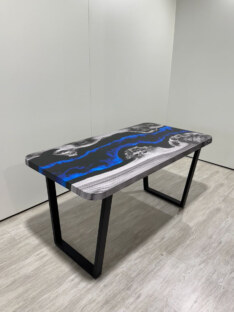 Стол кухонный обеденный прямоугольный дизайнерский лофт THETABLE RU 160х80 4.17/2.1