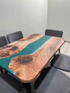 Стол кухонный обеденный прямоугольный дизайнерский лофт THETABLE RU 120х80 3.14/1.1