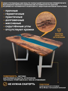 Столешница для стола 200х90 см