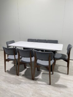 Стол кухонный обеденный прямоугольный дизайнерский лофт THETABLE RU 160х80 2.21/3.1